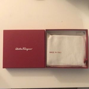 Salvatore Ferragamo Black Leather Wallet